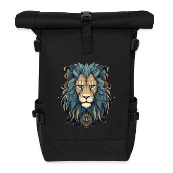 Lion - Sac à dos roll top - noir - Devant