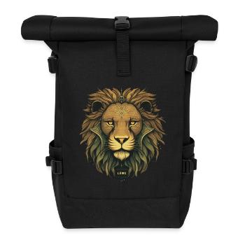 Lion - Sac à dos roll top - noir - Devant