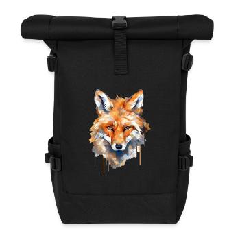Renard - Sac à dos roll top - noir - Devant