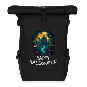 Halloween - Happy Halloween - Roll Top Backpack - black - Front