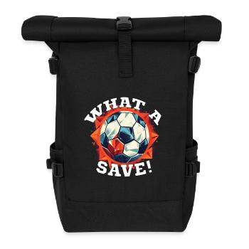 Balle de football - Quelle sauvegarde! - Sac à dos roll top - noir - Devant