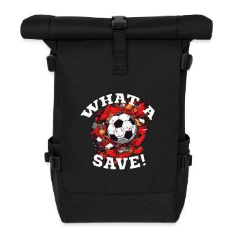 Balle de football - Quelle sauvegarde! - Sac à dos roll top - noir - Devant