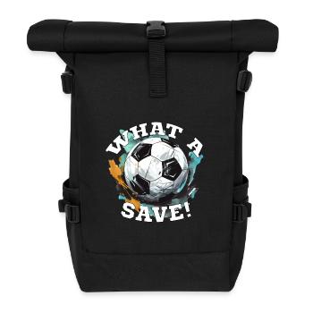 Balle de football - Quelle sauvegarde! - Sac à dos roll top - noir - Devant