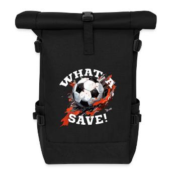Balle de football - Quelle sauvegarde! - Sac à dos roll top - noir - Devant