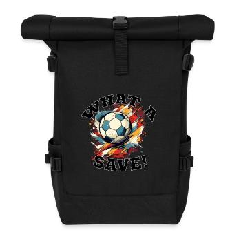 Balle de football - Quelle sauvegarde! - Sac à dos roll top - noir - Devant