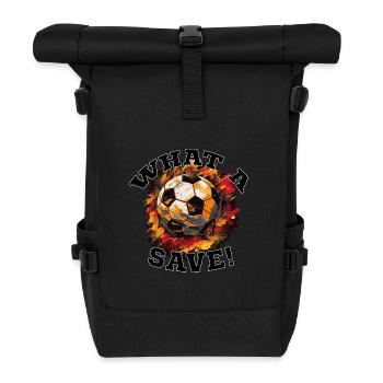 Balle de football - Quelle sauvegarde! - Sac à dos roll top - noir - Devant