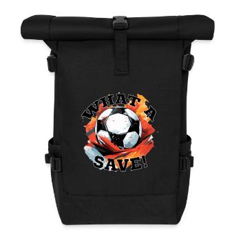 Balle de football - Quelle sauvegarde! - Sac à dos roll top - noir - Devant