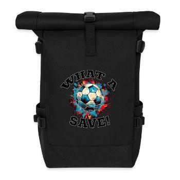 Balle de football - Quelle sauvegarde! - Sac à dos roll top - noir - Devant