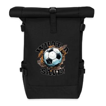 Balle de football - Quelle sauvegarde! - Sac à dos roll top - noir - Devant