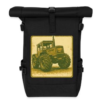Field biter - Roll Top Backpack - black - Front