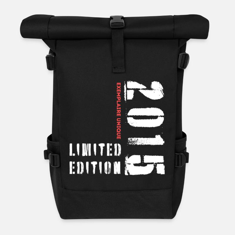 Limited Edition 2015 – Unique copy - Roll Top Backpack - black