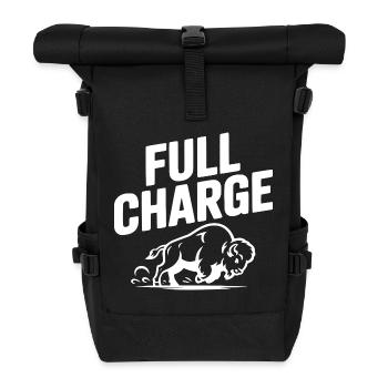 Full Charge - Roll Top Backpack - black - Front
