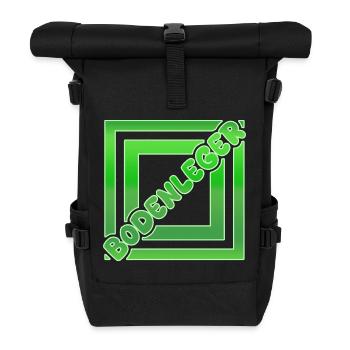 Flooring installer as a vocation - Roll Top Backpack - black - Front