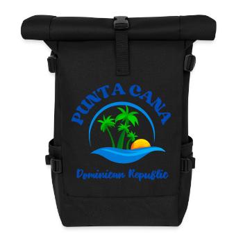 Punta Cana Beach - Roll Top Backpack - black - Front