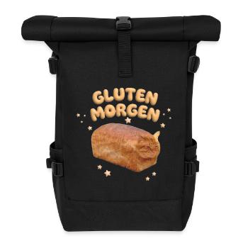 Morgen Gluten - Rolltop Rucksack - Schwarz - Vorne