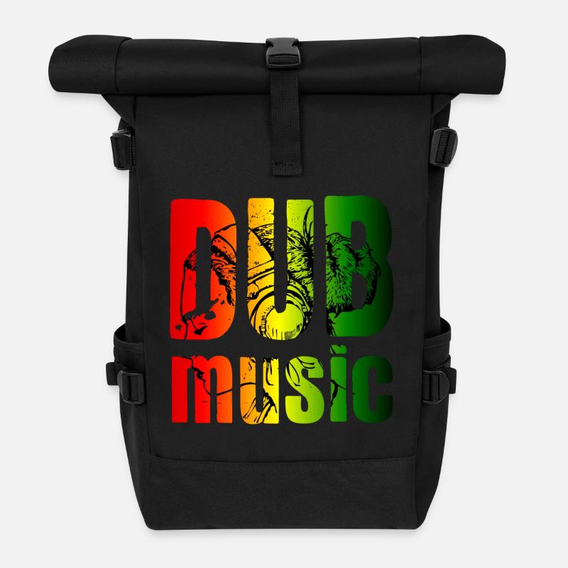 DUB - Sac à dos roll top - noir