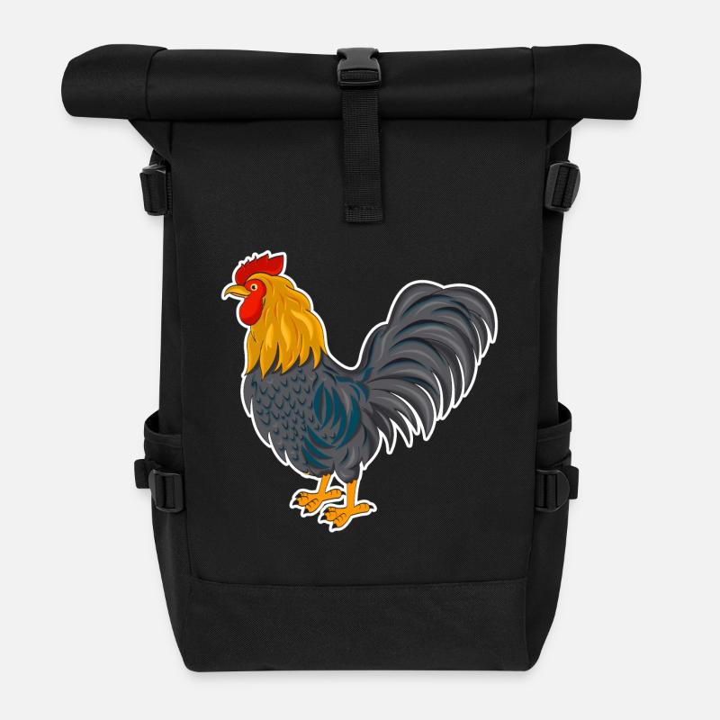 Hahn - Rolltop Rucksack - Schwarz