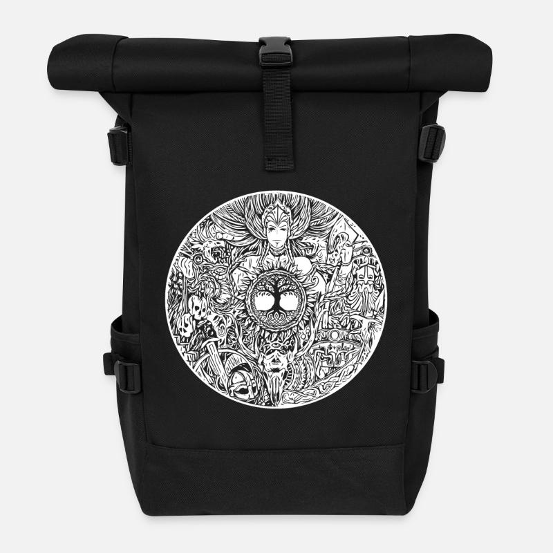 Bouclier viking - Valkyrie - Valkyrie - Sac à dos roll top - noir