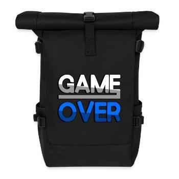 GAME OVER (Blue) - Gaming - Roll Top Backpack - black - Front
