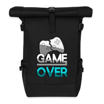 GAME OVER (Turquoise) + Contrôleur - Jeux - Sac à dos roll top - noir - Devant
