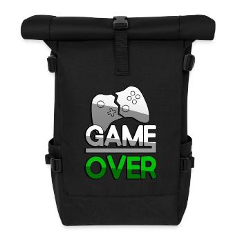 GAME OVER (Vert) + Contrôleur - Jeux - Sac à dos roll top - noir - Devant