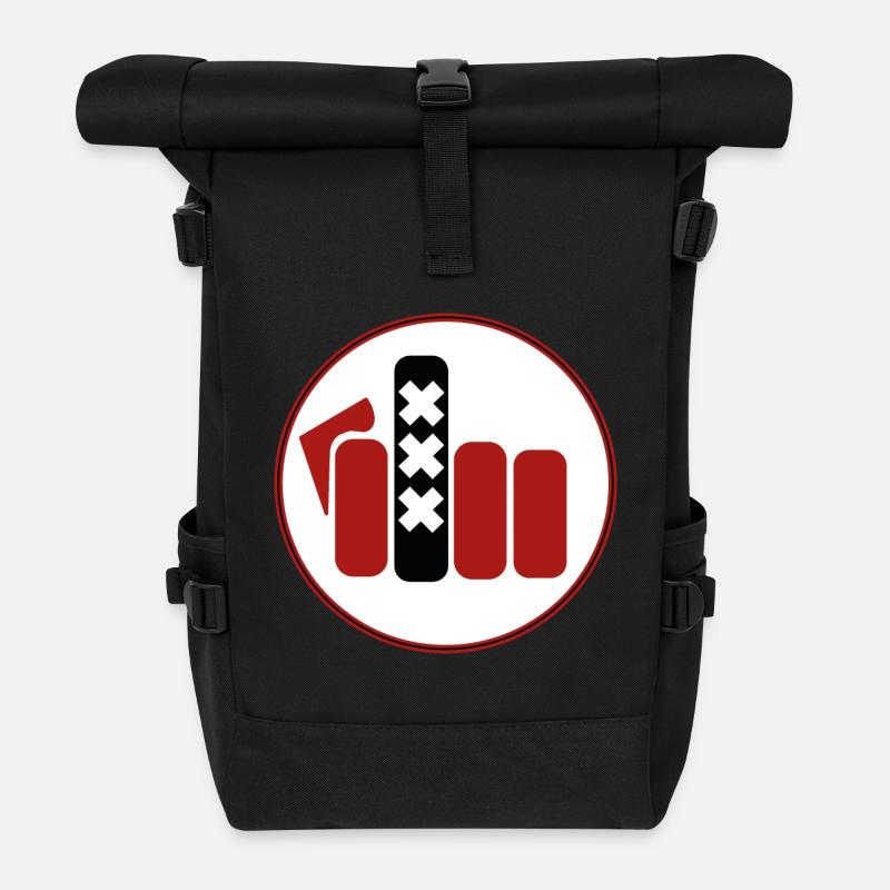 020FY - Roll Top Backpack - black