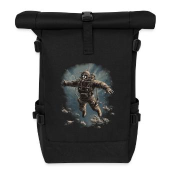 Taucher - Rolltop Rucksack - Schwarz - Vorne
