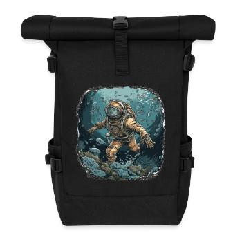 Taucher - Rolltop Rucksack - Schwarz - Vorne