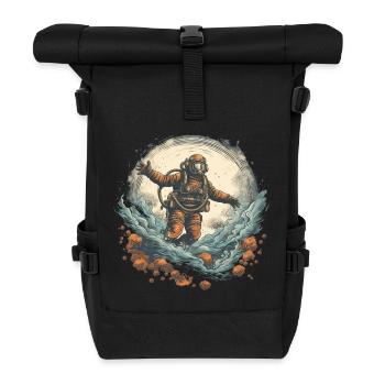 Taucher - Rolltop Rucksack - Schwarz - Vorne