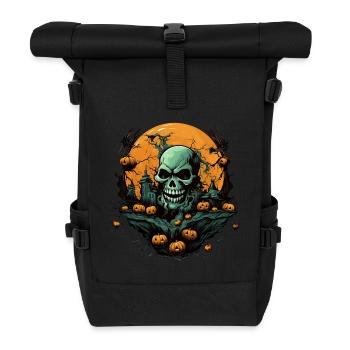 Halloween - Rolltop Rucksack - Schwarz - Vorne