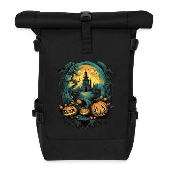 Halloween - Roll Top Backpack - black - Front