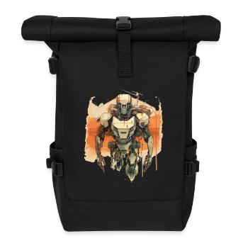 Mecha - Roll Top Backpack - black - Front