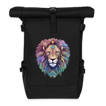 Léo Céleste - Majesté éthérée - Sac à dos roll top - noir - Devant
