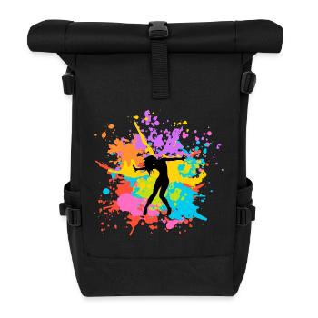 Spectrum Silhouettes - Rolltop Rucksack - Schwarz - Vorne