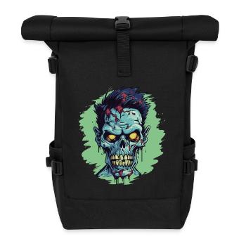Horreur Punk Zombie Crâne - Sac à dos roll top - noir - Devant