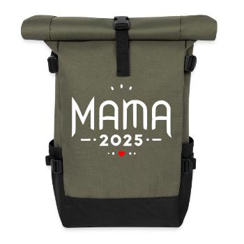 Mama 2025 - Rolltop Rucksack - Olive/Schwarz - Vorne