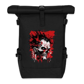 Horreur de mauvaise humeur Punk Zombie - Sac à dos roll top - noir - Devant