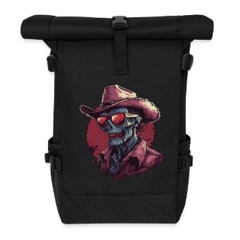 Cow-boy effrayant - Sac à dos roll top - noir - Devant