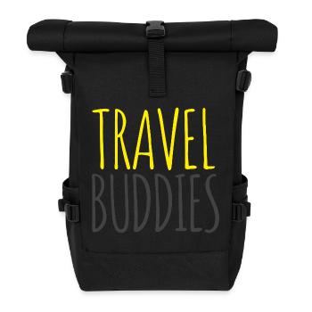 Travel Friends - Roll Top Backpack - black - Front