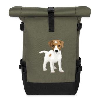 Hi, i am Jack ! - Rolltop Rucksack - Olive/Schwarz - Vorne
