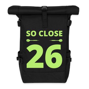 SO CLOSE - Rolltop Rucksack - Schwarz - Vorne