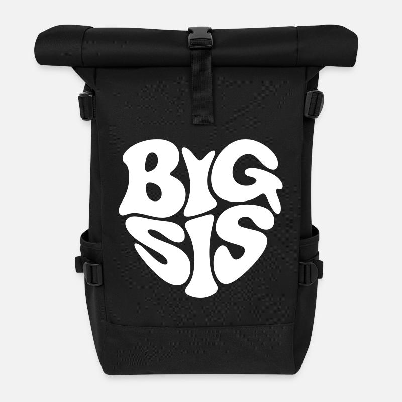 Big Sis - Rolltop Rucksack - Schwarz