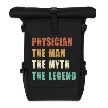 Doctor Myth Legend Shirt - Roll Top Backpack - black - Front
