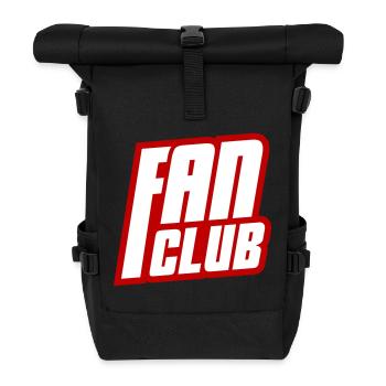 Fan Club - Roll Top Backpack - black - Front