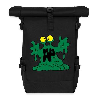 The Blob - Rolltop Rucksack - Schwarz - Vorne