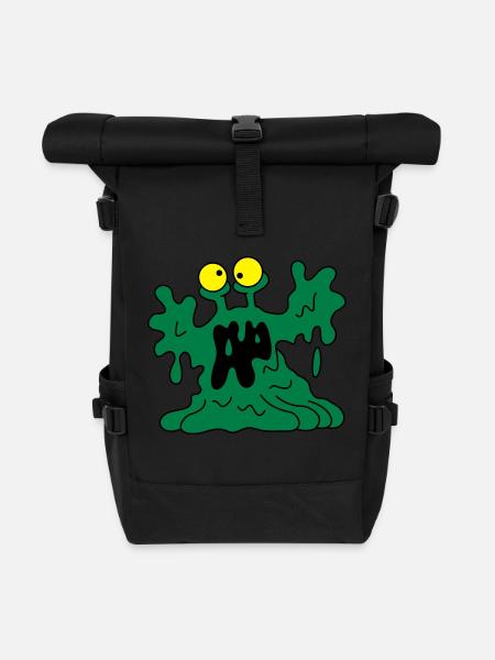 the_blob - Roll Top Backpack - black