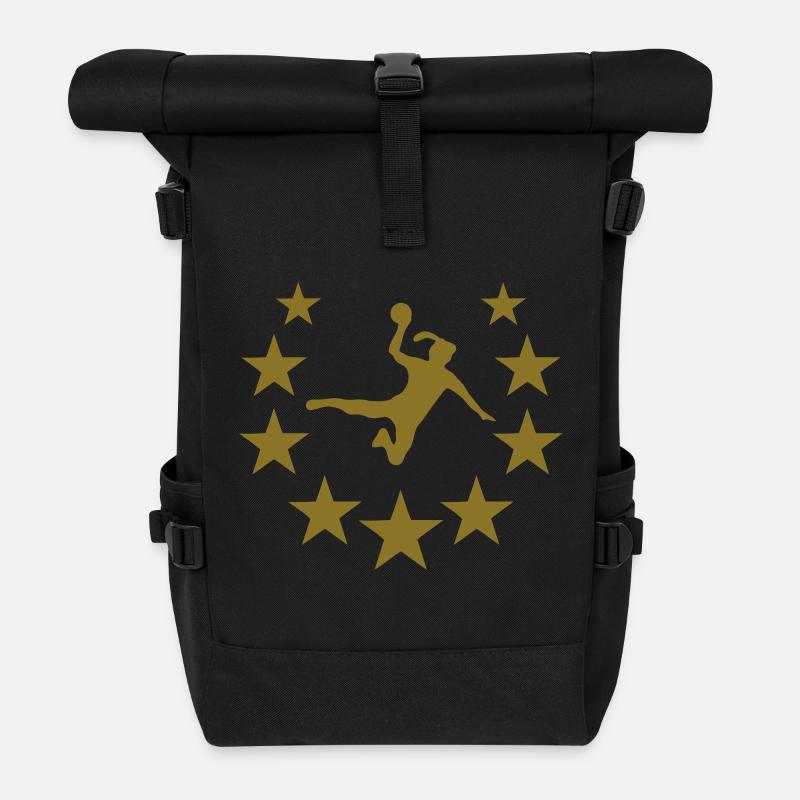 handball star - Sac à dos roll top - noir