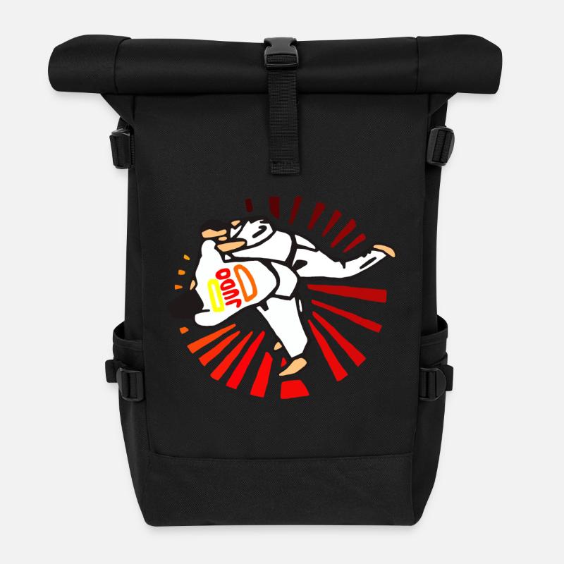 Judo - Rolltop Rucksack - Schwarz