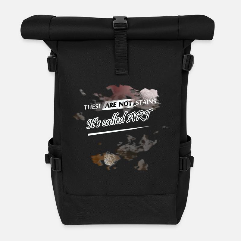 Art - Roll Top Backpack - black