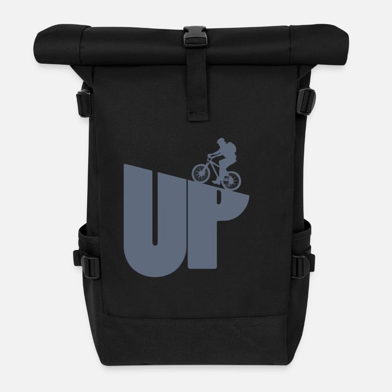 Bike - Roll Top Backpack - black